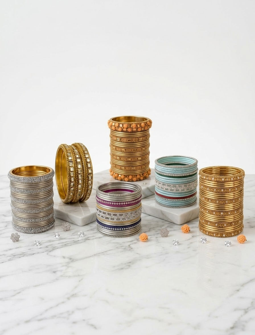 Festive Bangle Stacks