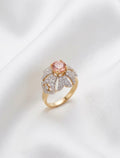 Blush Pink Lotus Ring