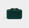 Emerald Green Bow Clutch