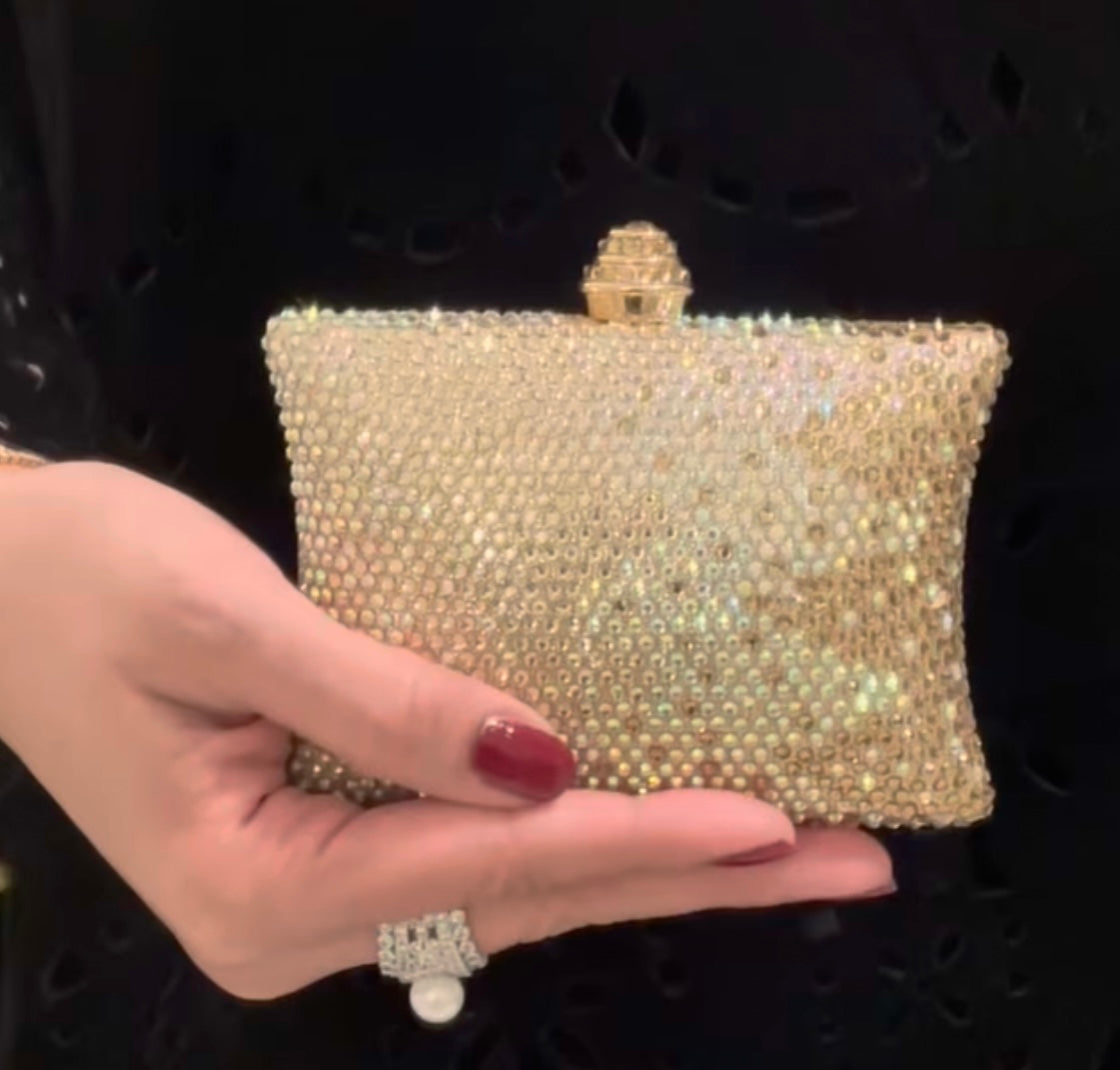 Champagne Sparkle Clutch