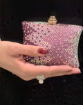Violet Glam Clutch