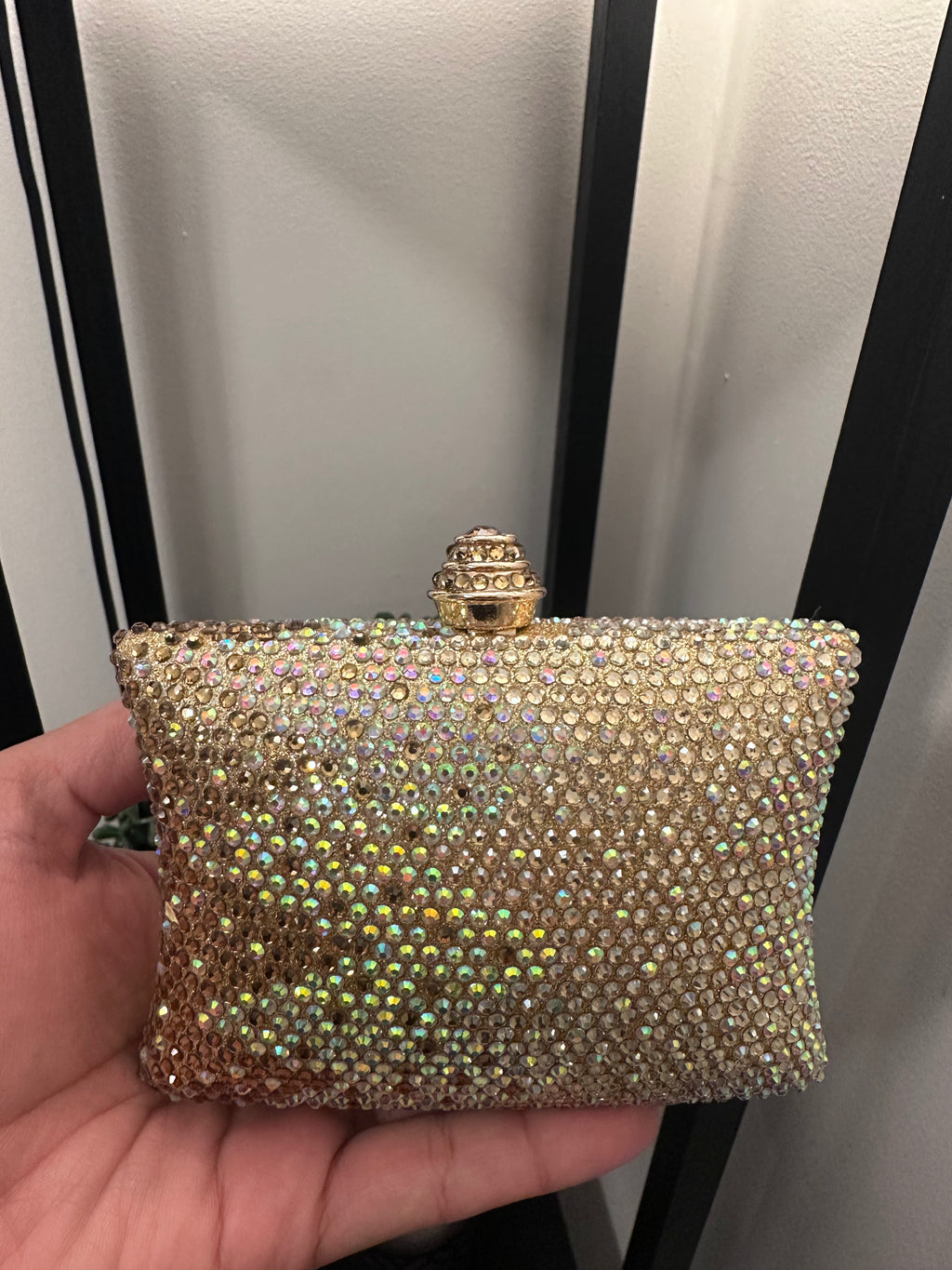 Champagne Sparkle Clutch