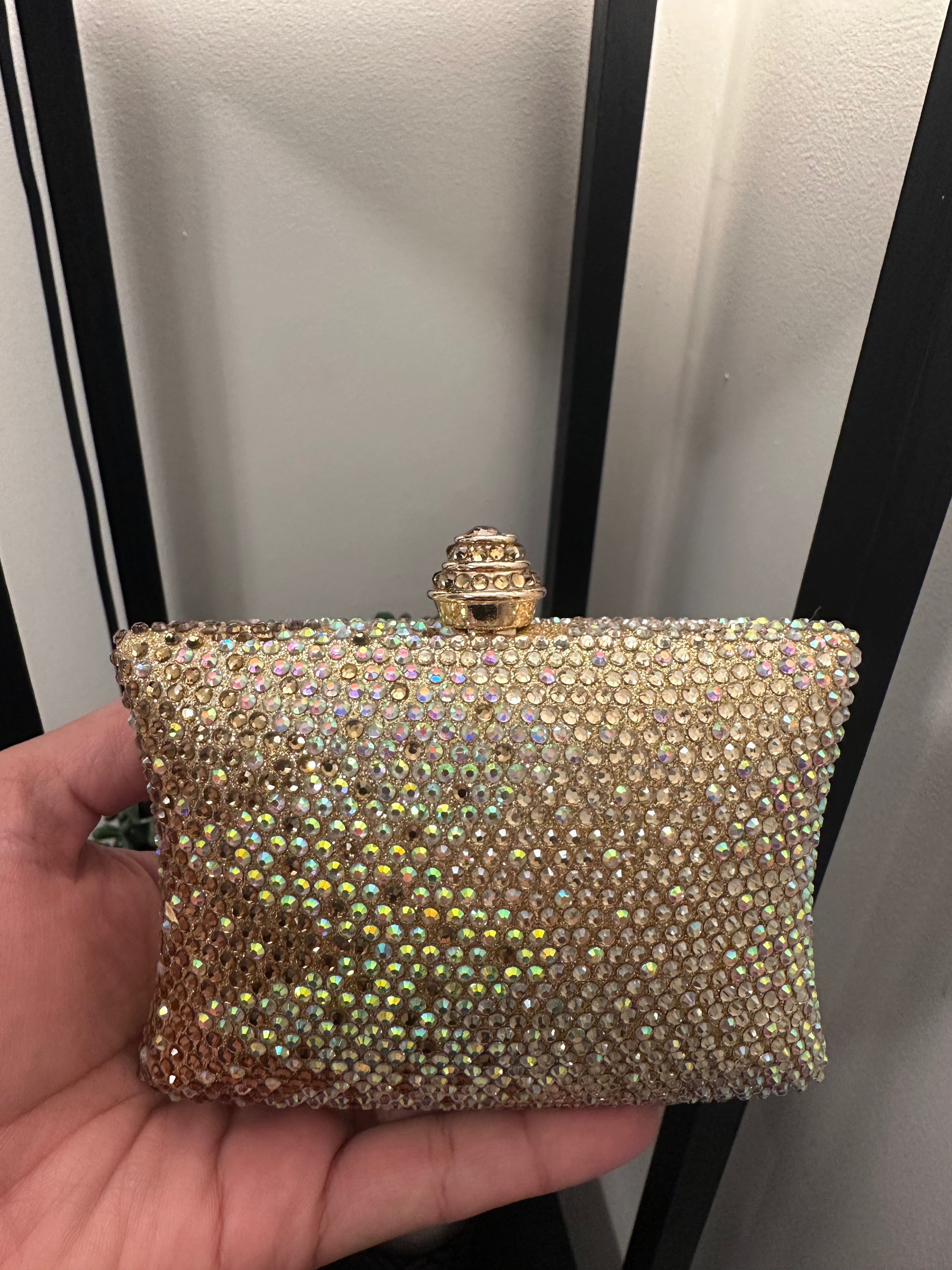 Champagne Sparkle Clutch