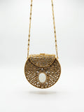 White stone turkish clutch