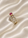 Ruby Crown Ring