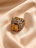 Champagne Crown Ring