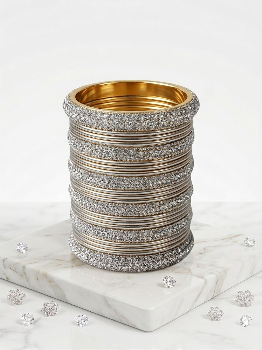 Silver Bangles