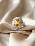 Champagne Pavé Ring