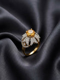 Champagne Lotus Ring