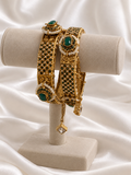 Emerald Kara Set